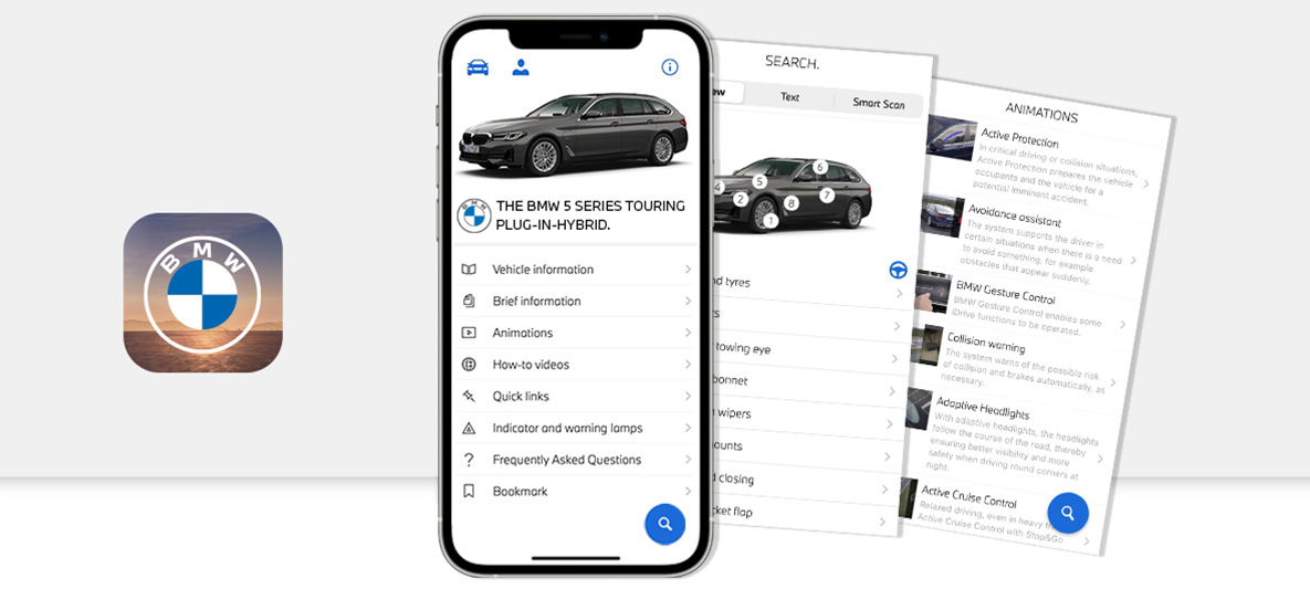 BMW Driver’s Guide App BMW Driver’s Guide App, detalle estándar